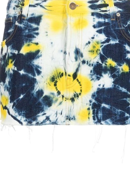 Cheap Alanui dye-print mini Women tie skirt 0812